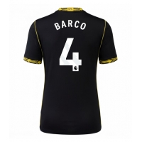 Camiseta Chelsea Valentin Barco #4 Segunda Equipación Replica 2026-27 para mujer mangas cortas